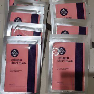 10 Pack Collagen Sheet Mask, Individually Wrapped